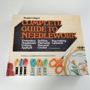 Reader's Digest Complete Guide to Needlework hardcover book vintage 1979